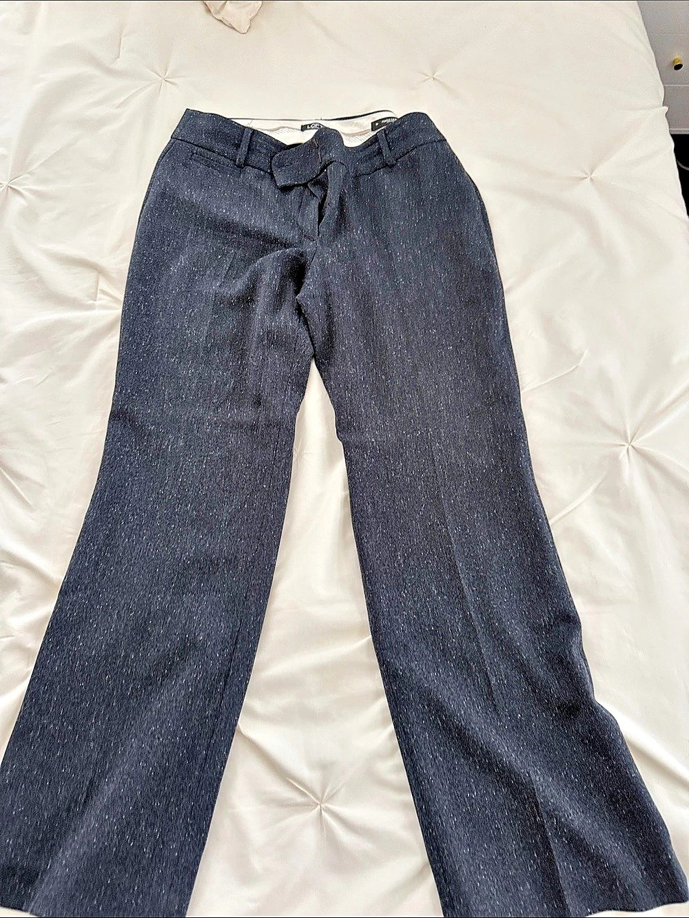 Ann Taylor LOFT Marisa Trouser Pants in Gray Size 8P Like New